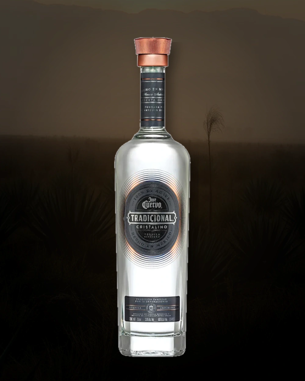 Jose Cuervo Tradicional Cristalino Reposado bottle