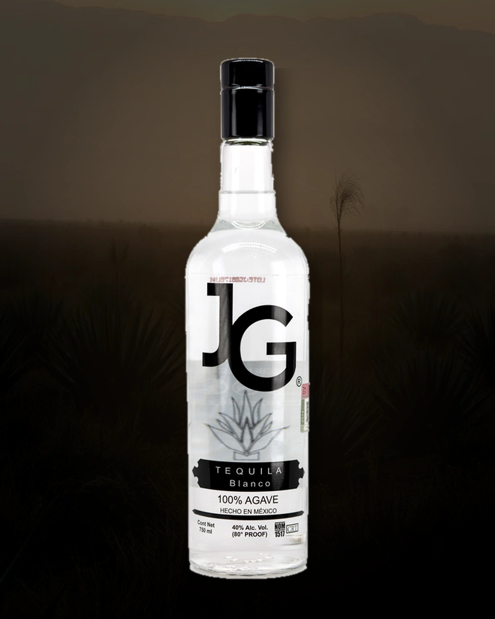 Tequila JG Black Premium bottle