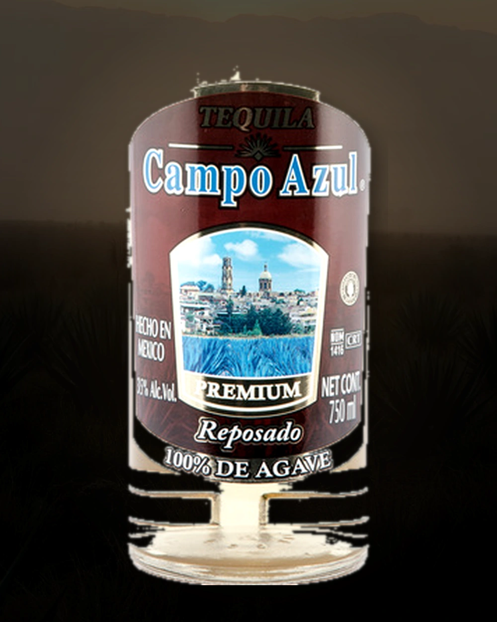 Campo Azul Reposado bottle