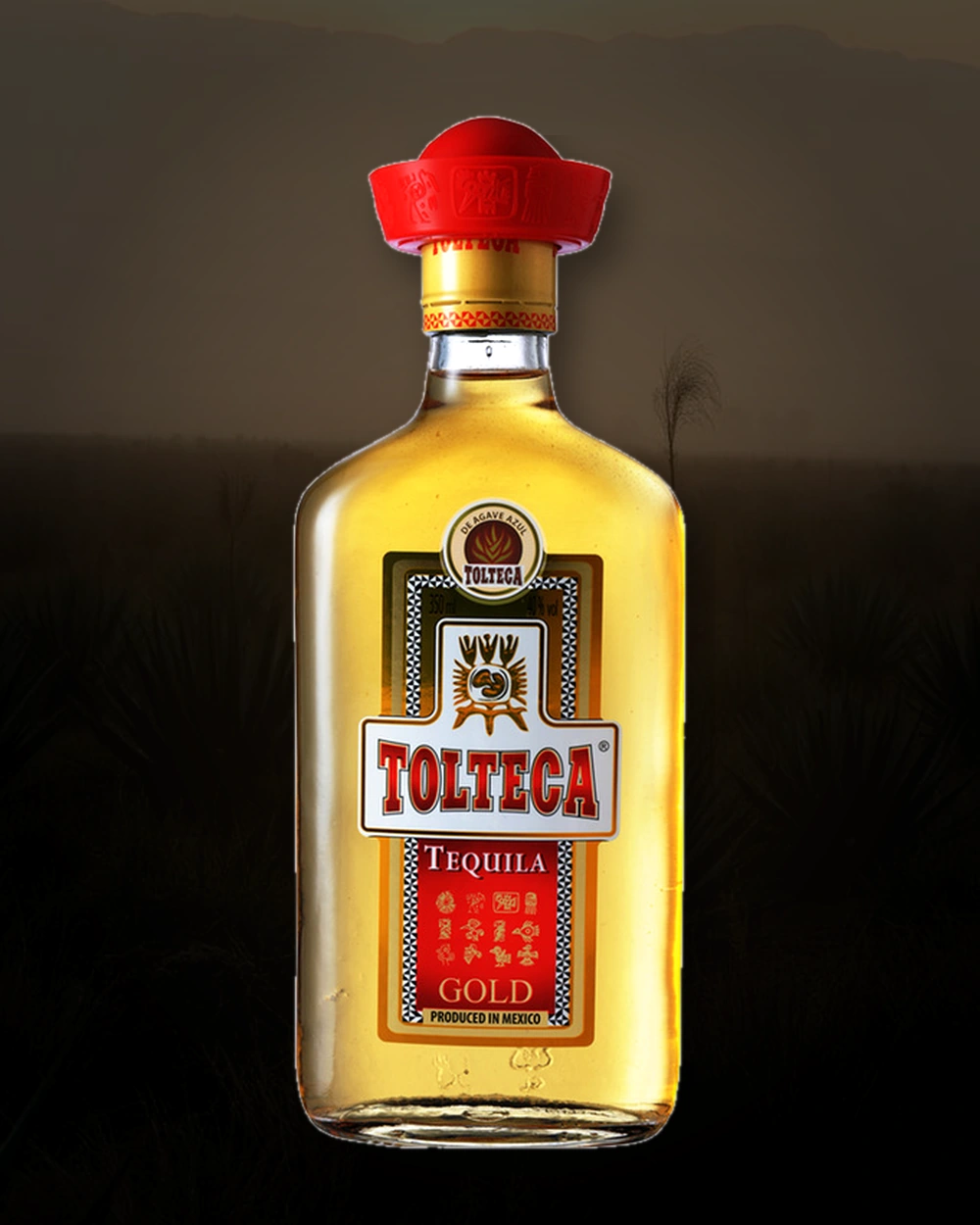 Tolteca Tequila Gold bottle