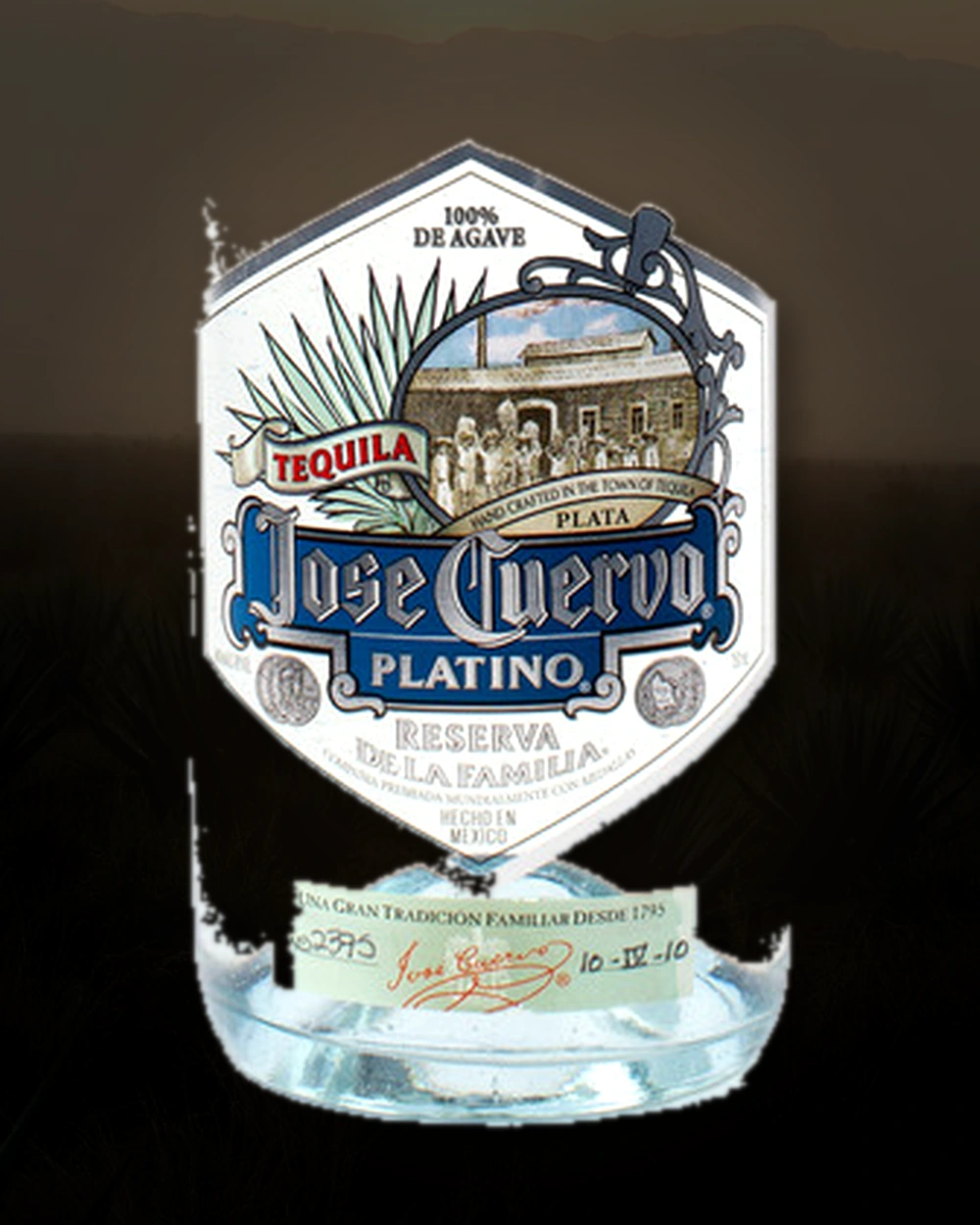 Jose Cuervo Platino bottle