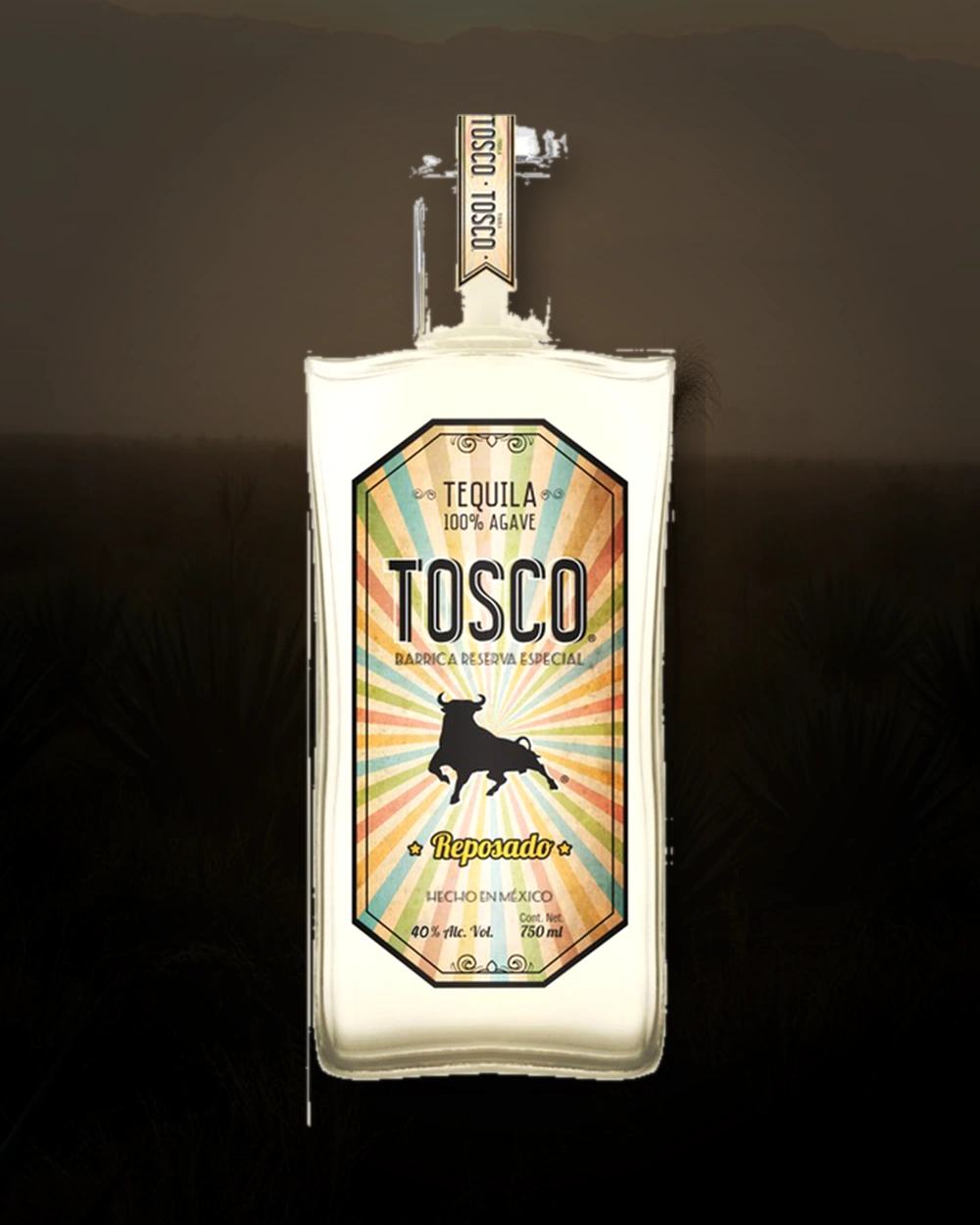 Tosco Tequila Reposado bottle