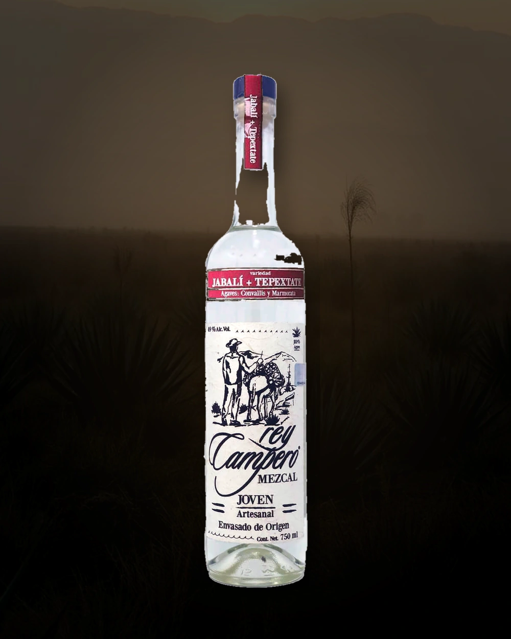Rey Campero Jabali + Tepextate bottle