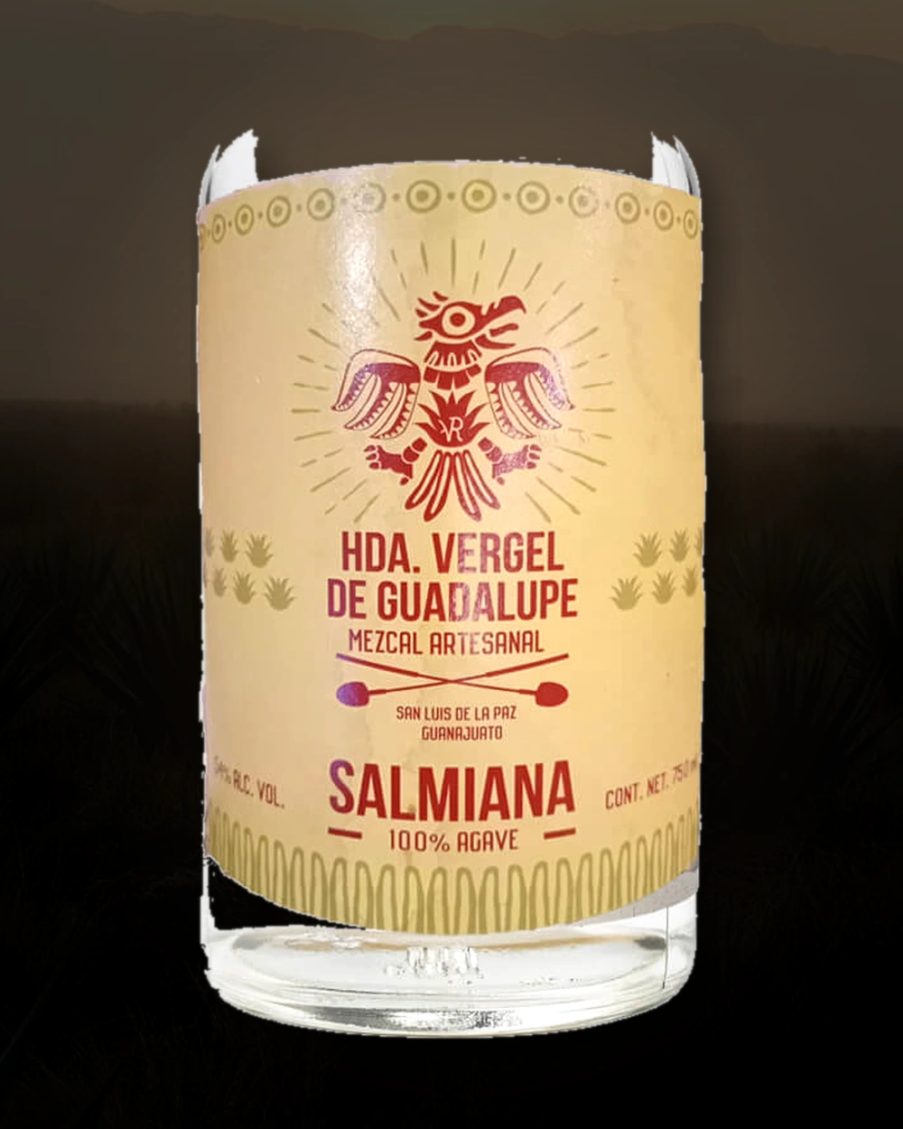 Hacienda Vergel de Guadalupe Salmiana bottle