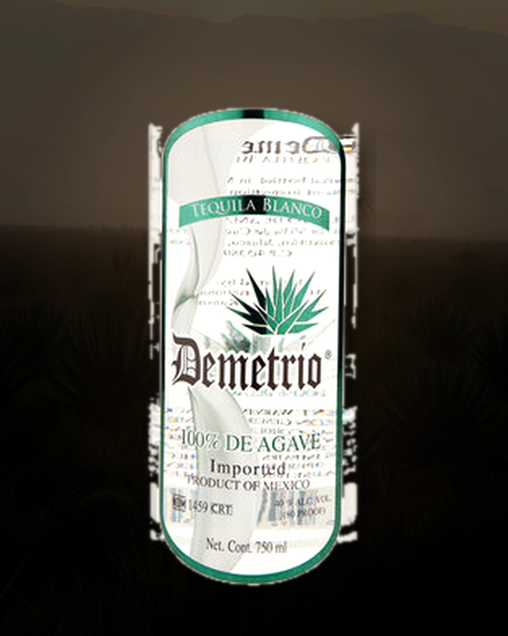 Demetrio Tequila Blanco bottle