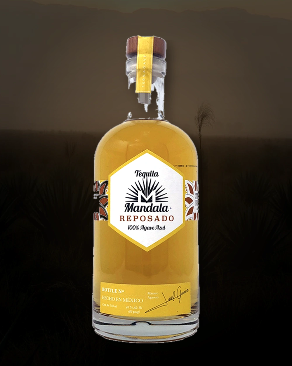 Mandala Reposado bottle