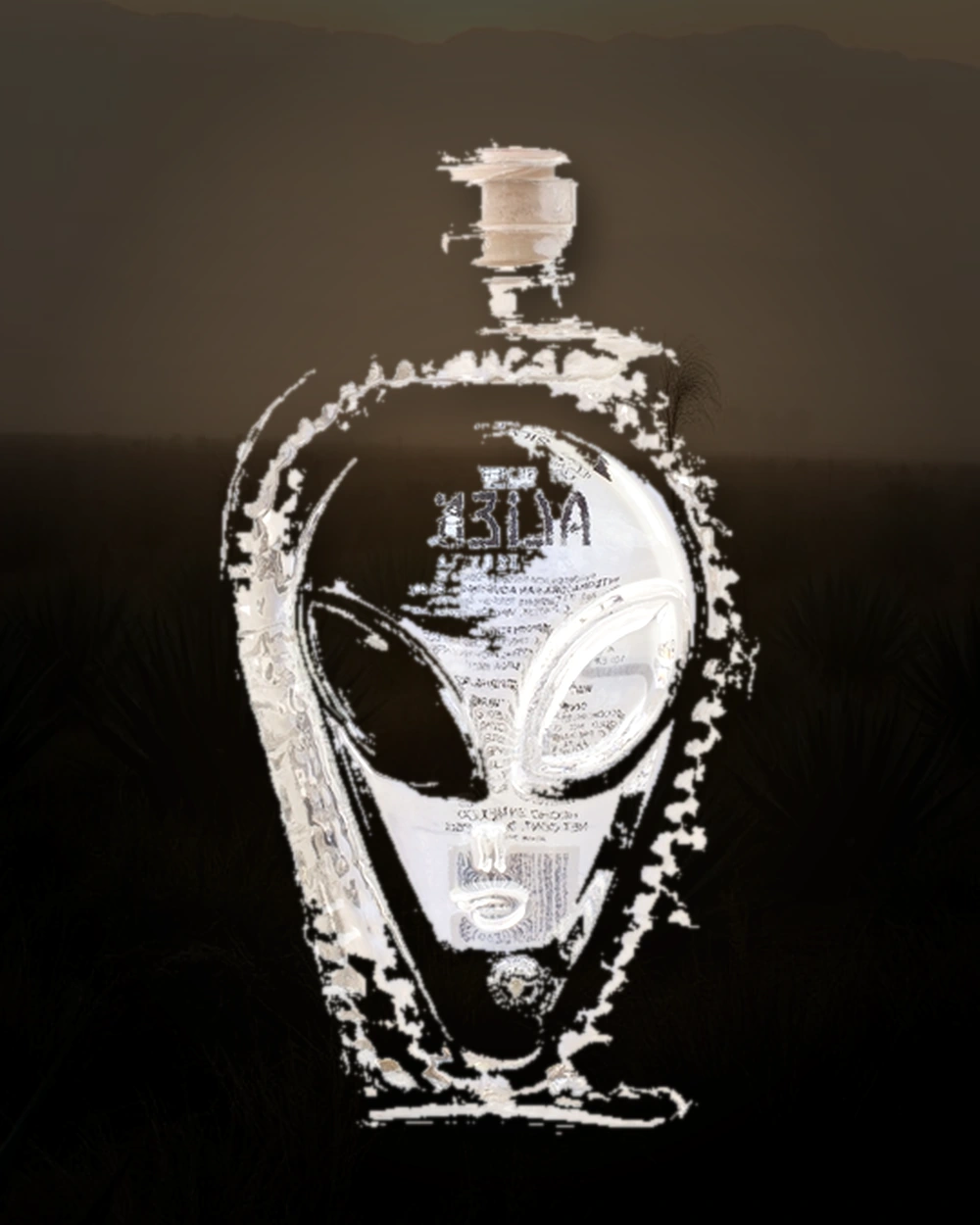 Alien Silver bottle