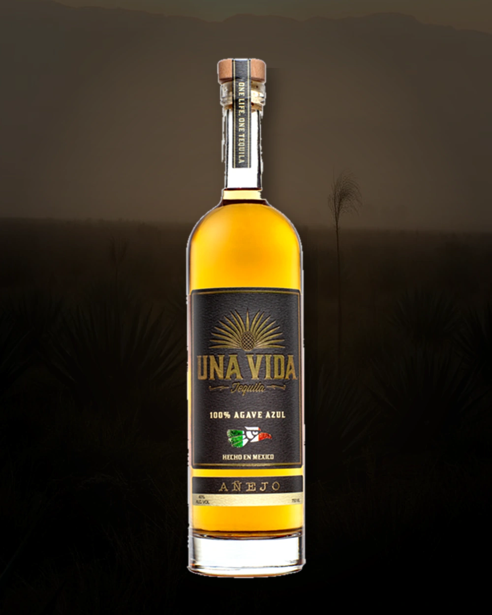 Una Vida Añejo bottle