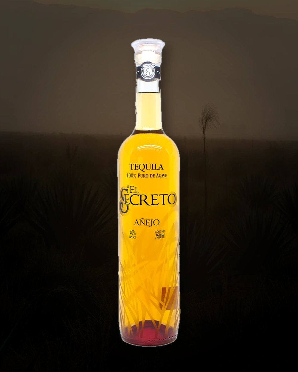 El Secreto Añejo bottle