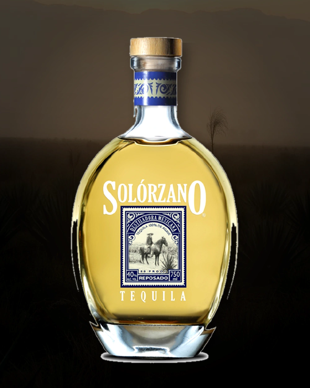 Solorzano Reposado bottle