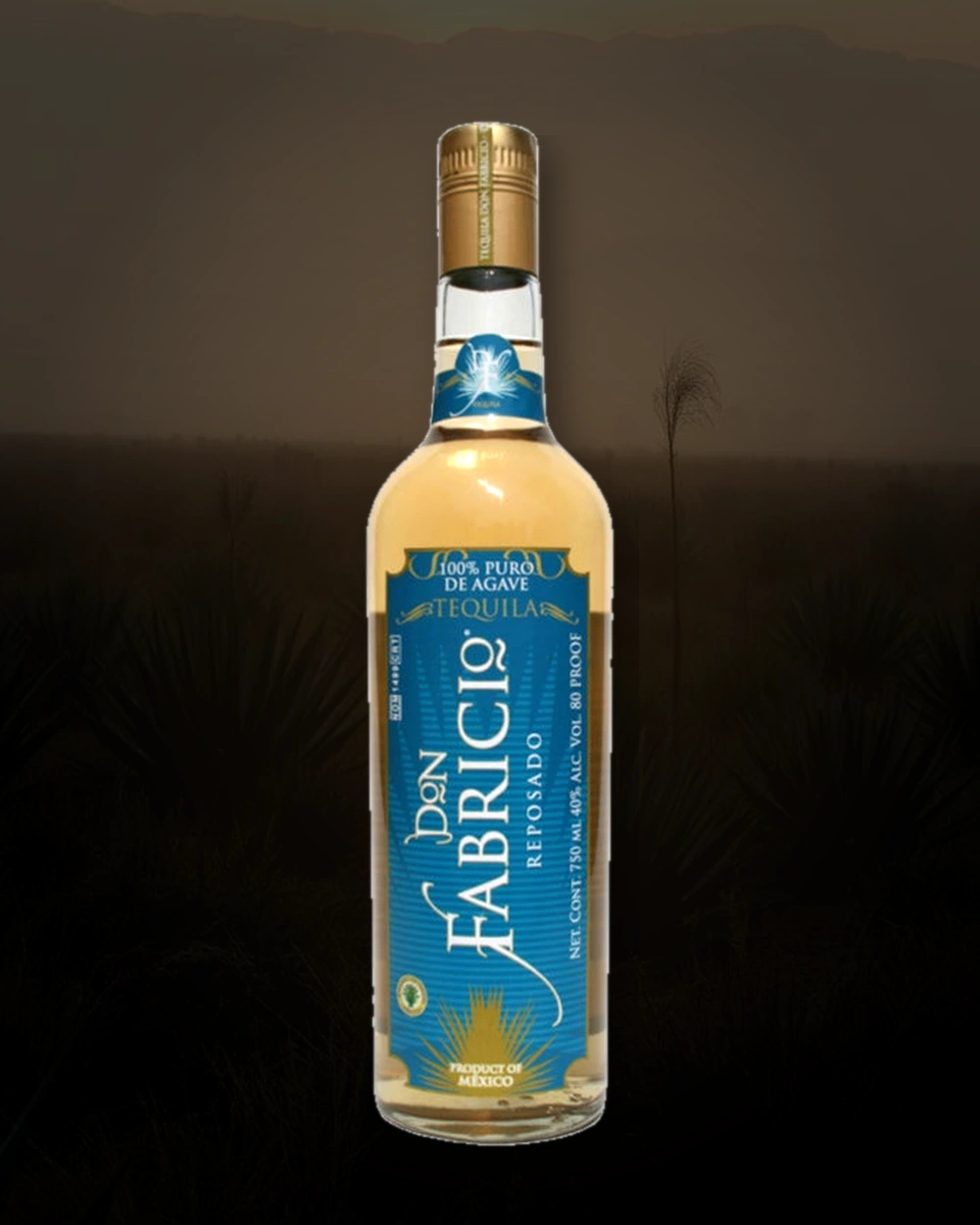Don Fabricio Tequila Reposado bottle