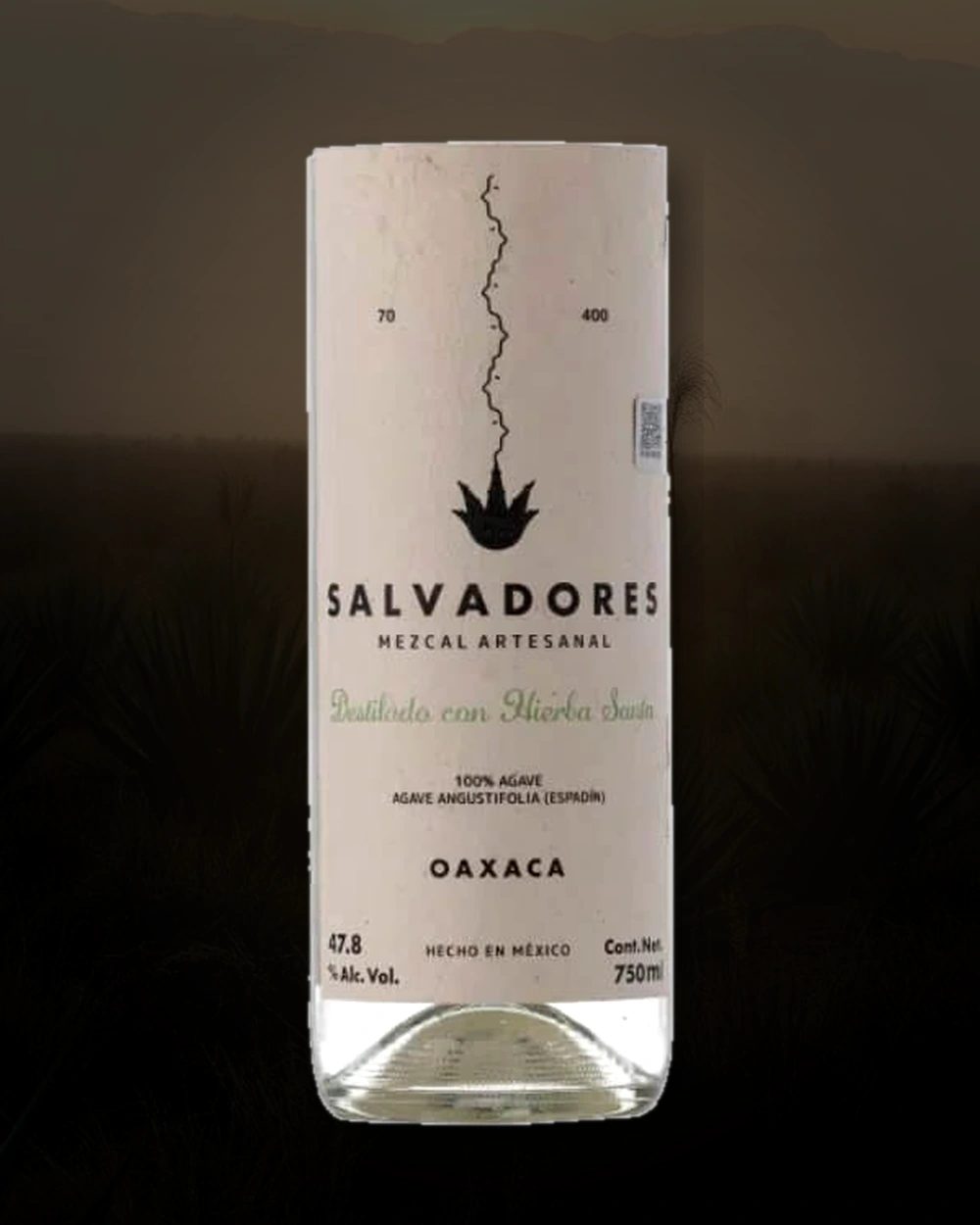 Salvadores Destilado con Hierba Santa bottle