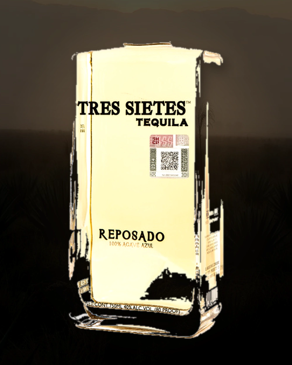 Tres Sietes Reposado bottle