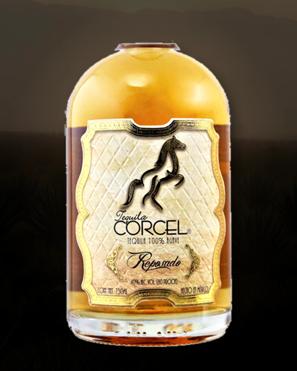 Tequila Corcel Reposado bottle