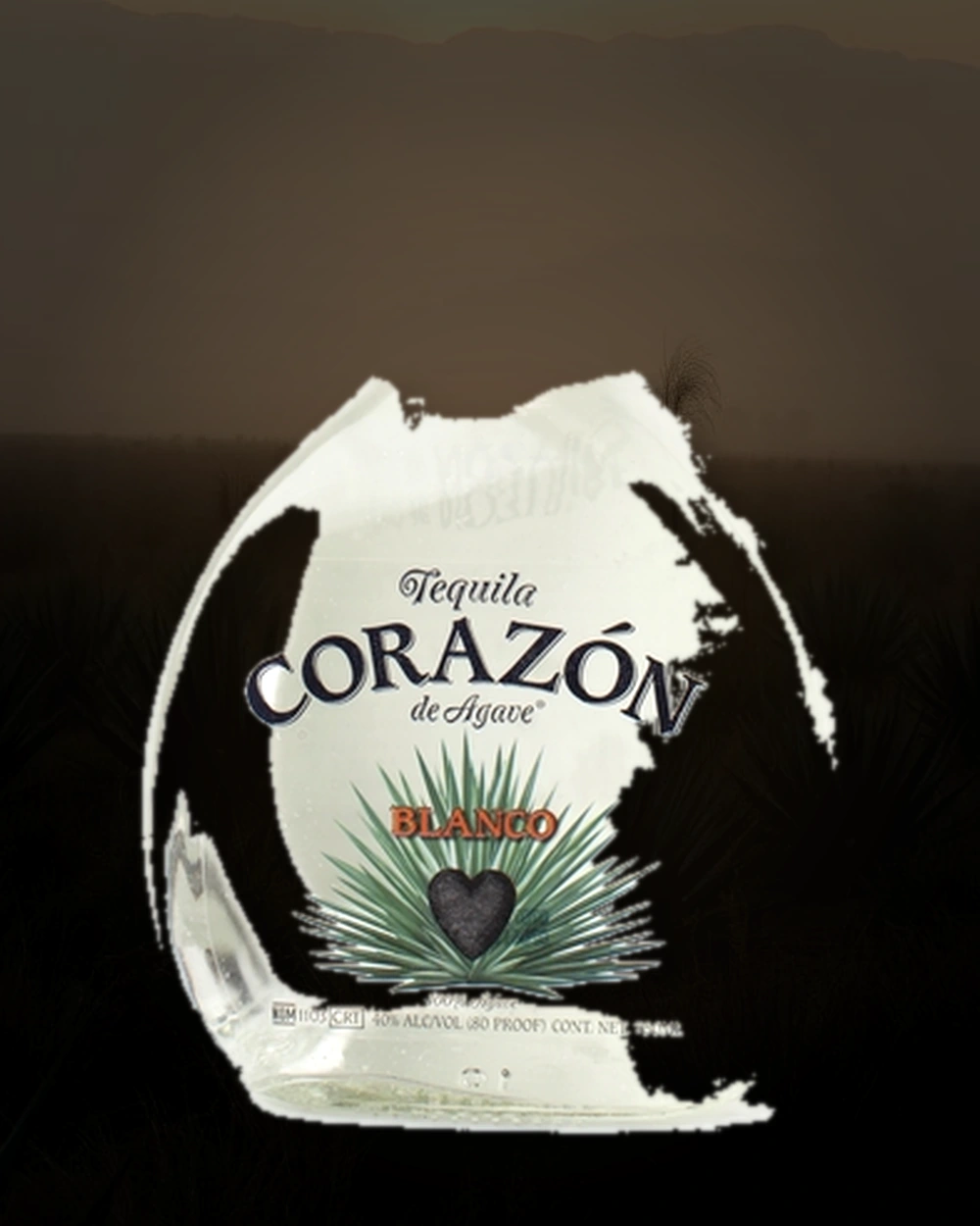 Corazon Blanco Tequila bottle