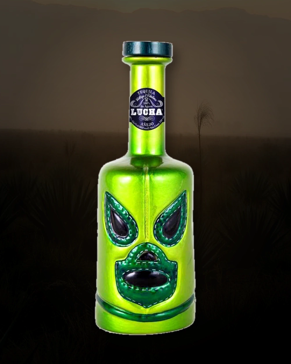 Lucha Tequila Añejo bottle