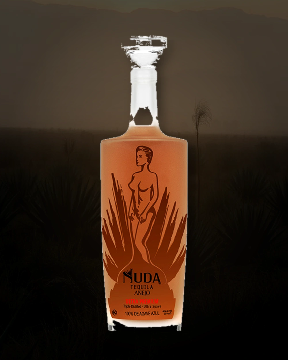 Nuda Tequila Añejo bottle