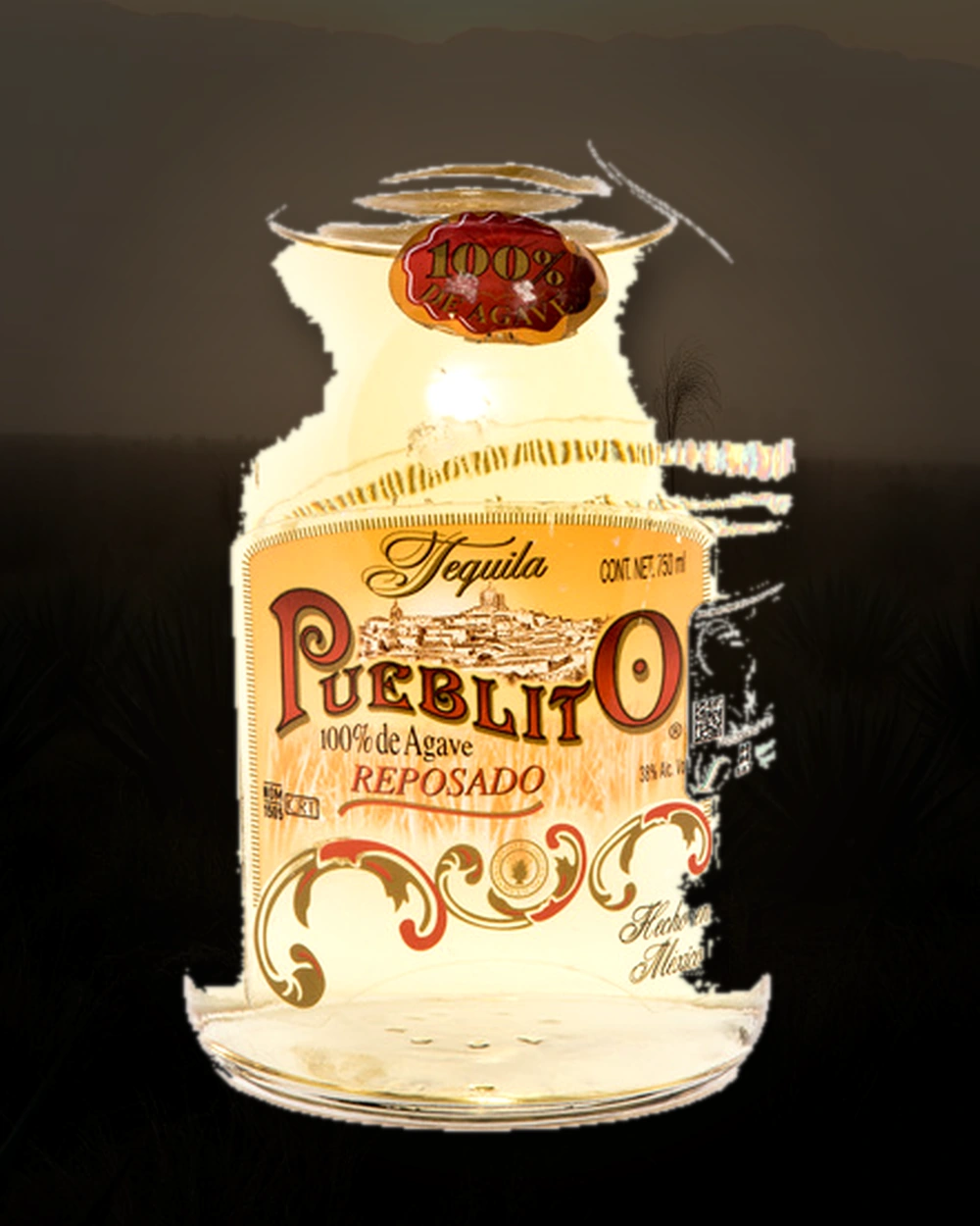 Pueblito Reposado bottle