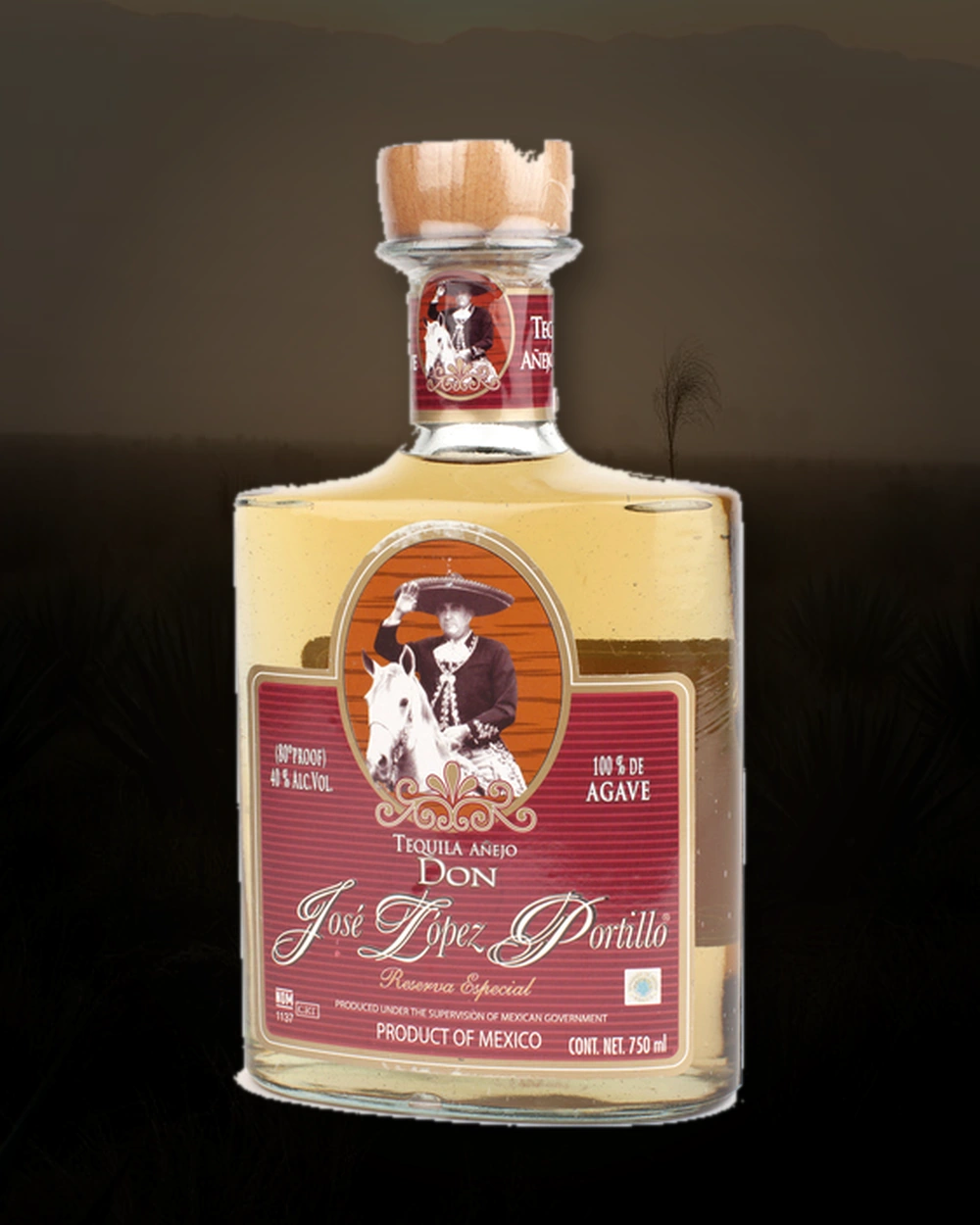 Don Jose Lopez Portillo Añejo bottle