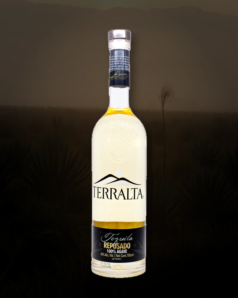 Terralta Tequila Reposado bottle