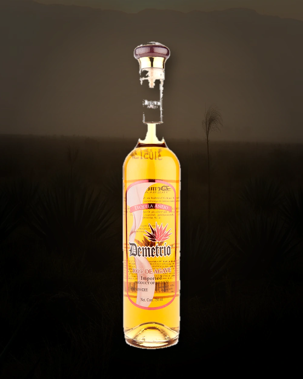 Demetrio Tequila Añejo bottle