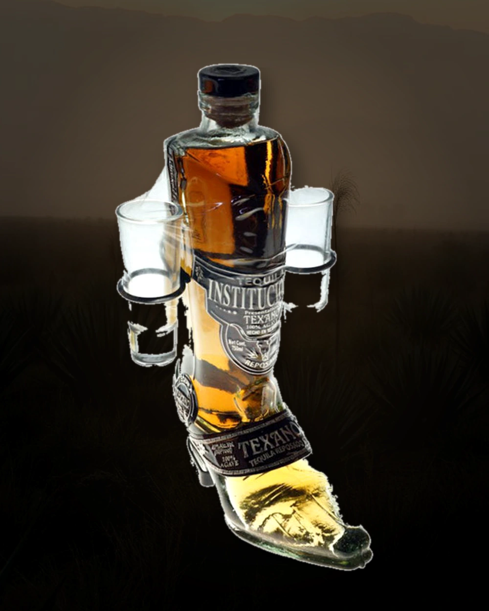 Institucional Texano Boot Reposado bottle