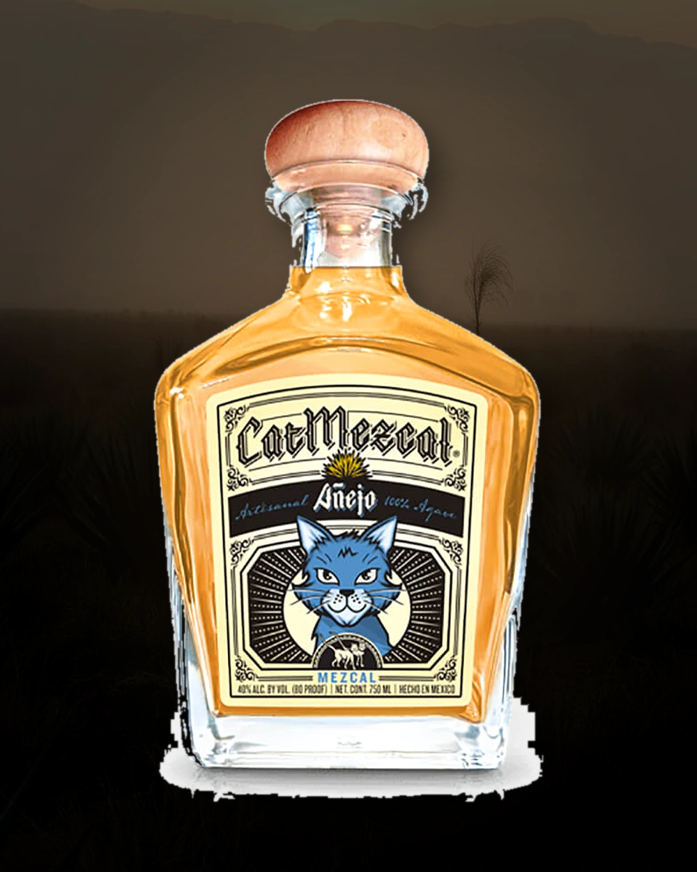 Cat Anejo bottle