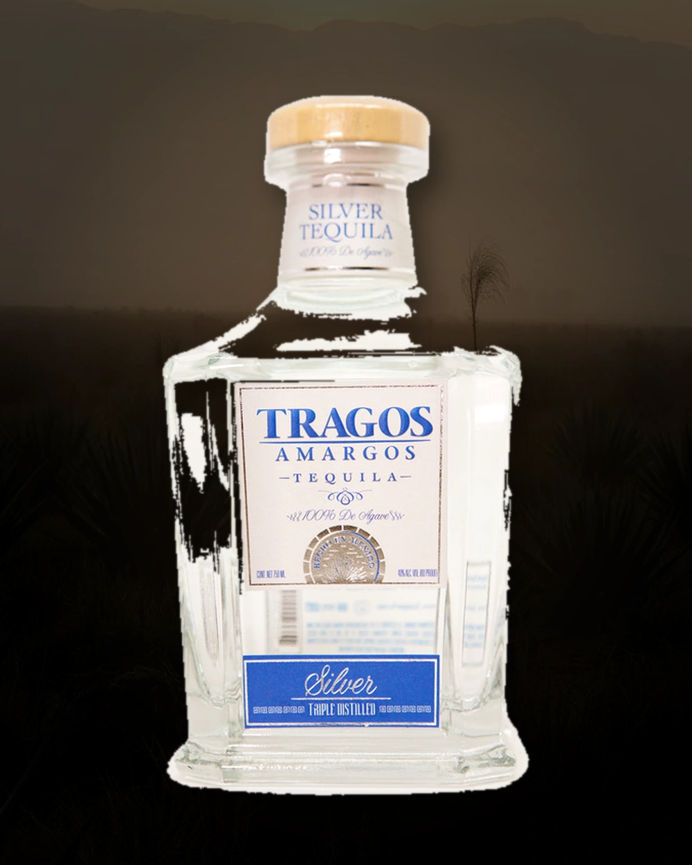 Tragos Amargos Silver bottle