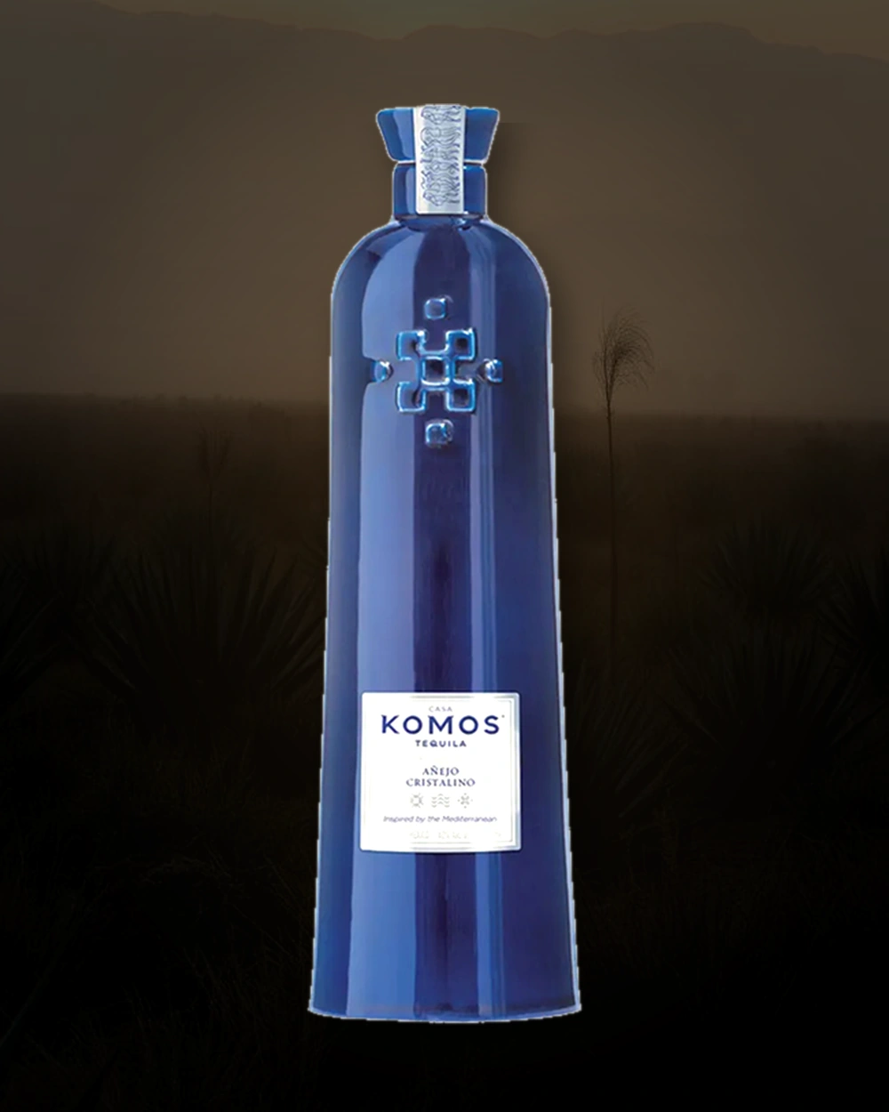 Komos Tequila Añejo Cristalino bottle