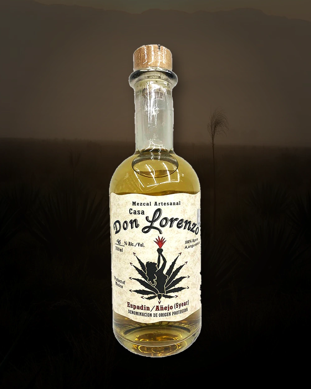 Don Lorenzo Espadin Anejo bottle