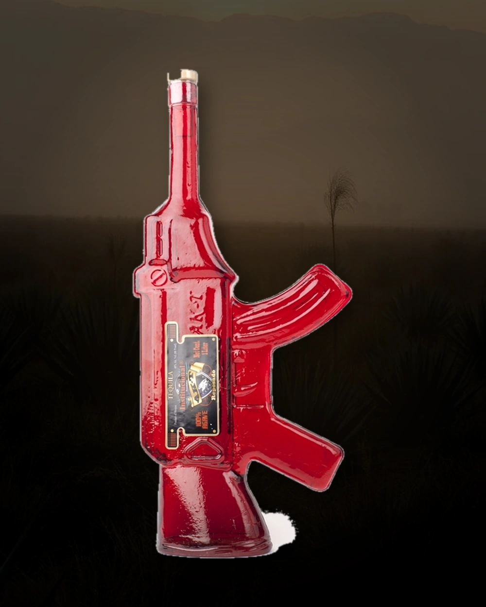 Institucional Prohibition Gun Reposado bottle