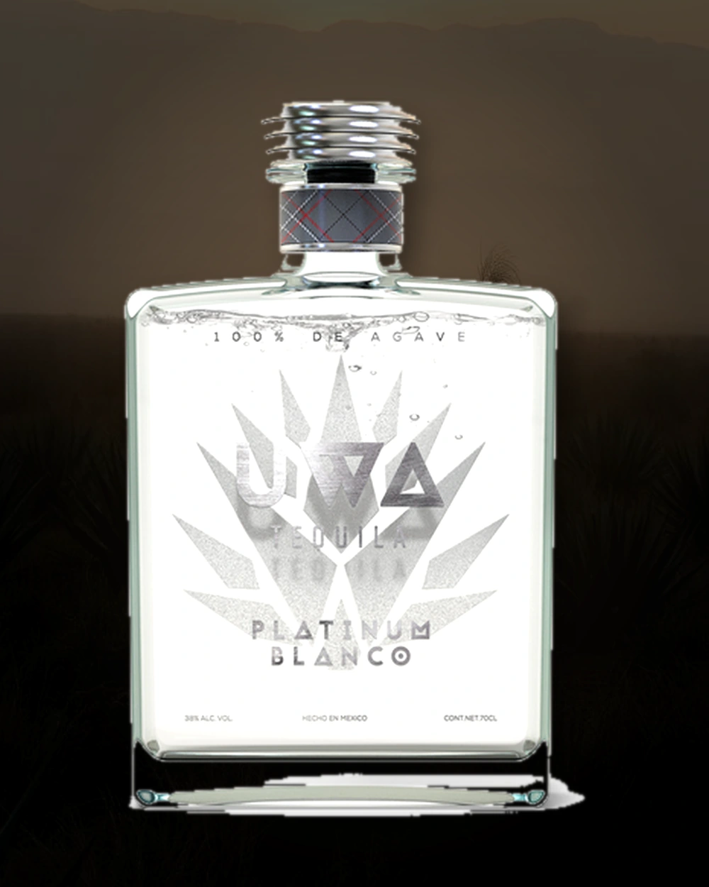 UWA Platinum Blanco bottle