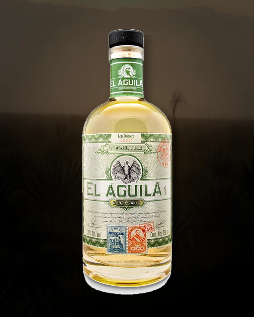 El Aguila Cía Reposado bottle