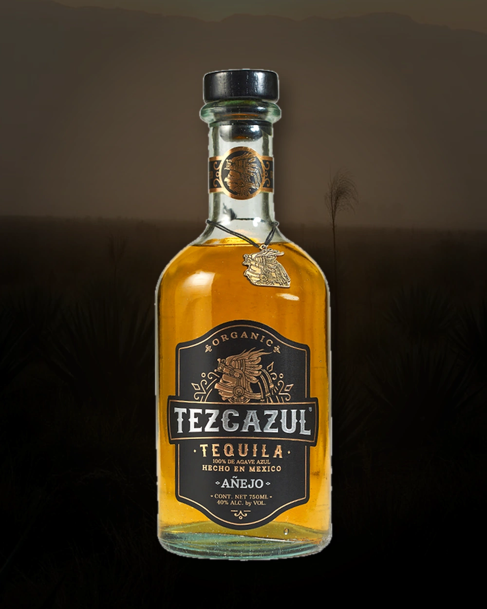 Tezcazul Tequila Añejo bottle
