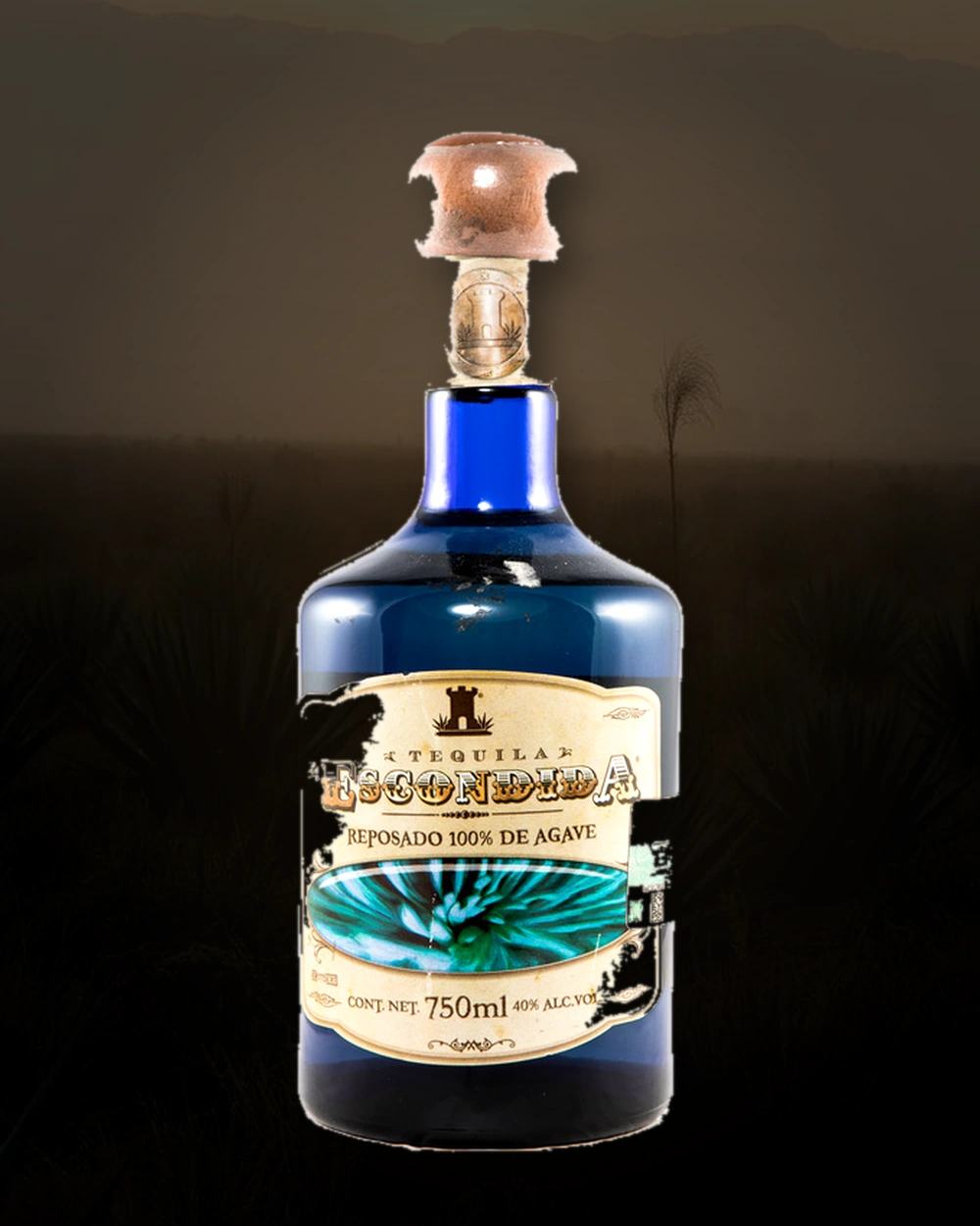 Tequila Escondida Reposado bottle