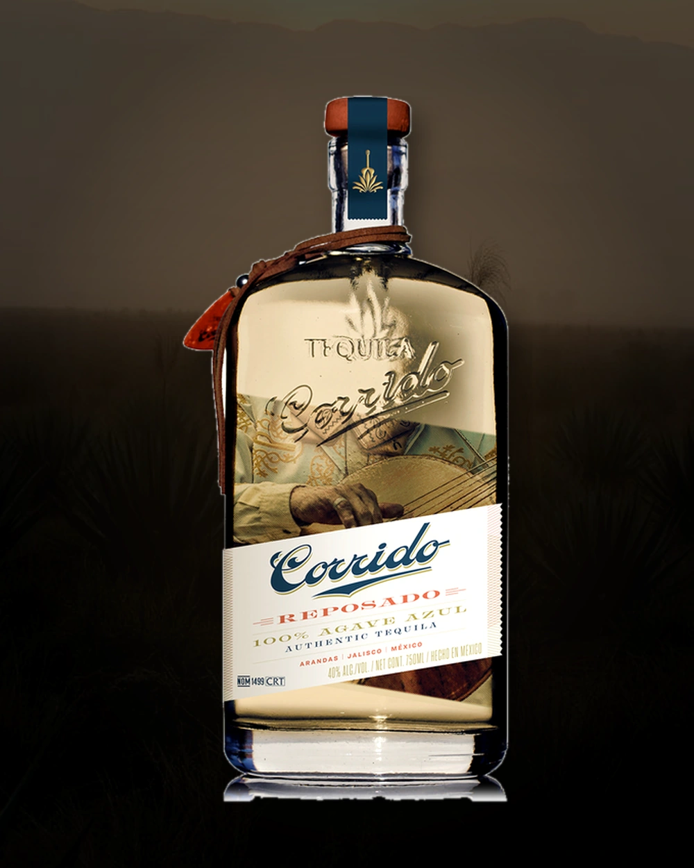 Corrido Reposado bottle