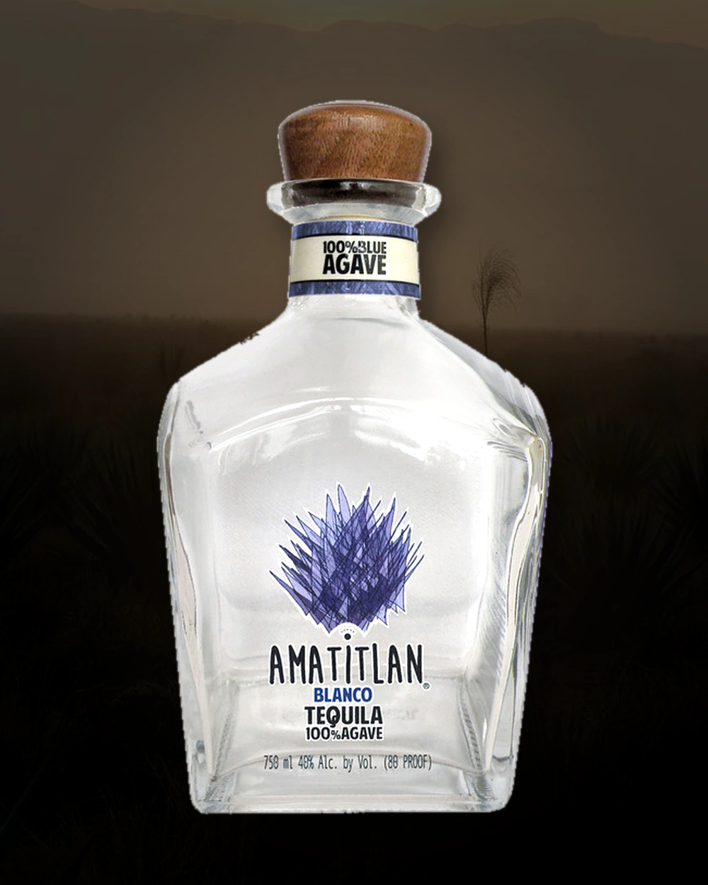 Amatitlan Tequila Blanco bottle