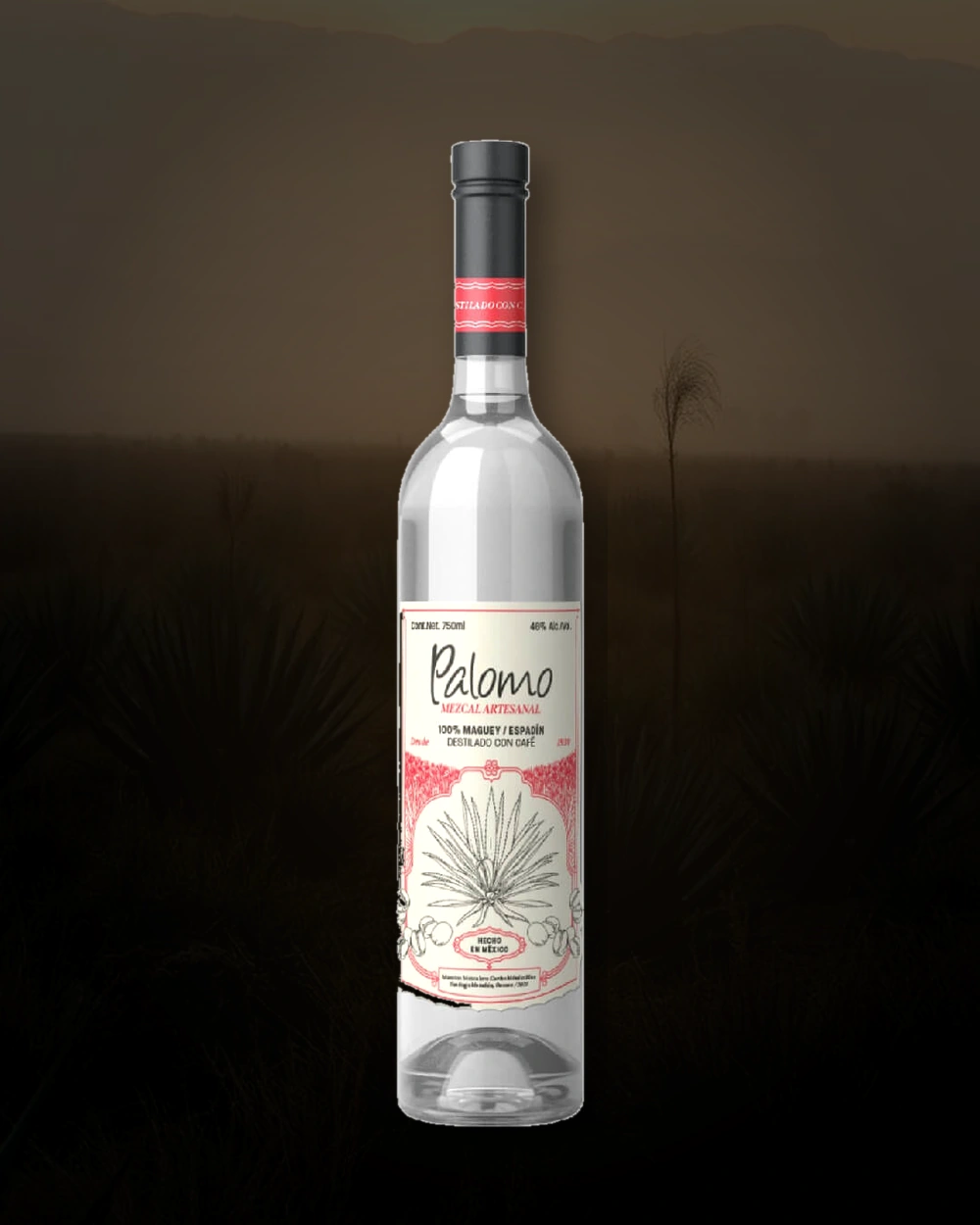 Palomo Destilado con Cafe bottle