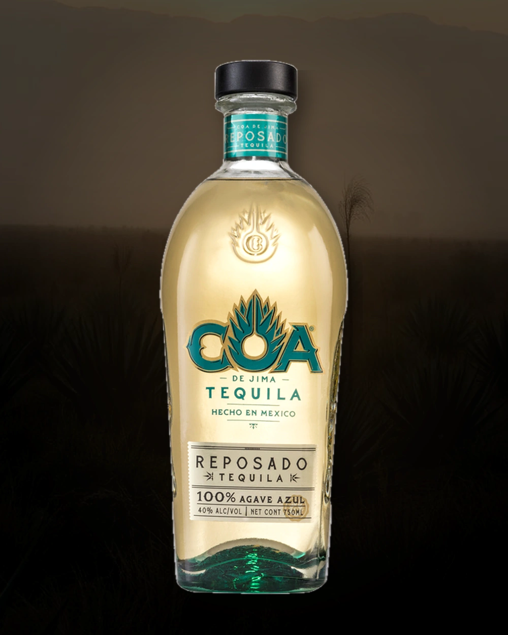 COA de Jima Tequila Reposado bottle