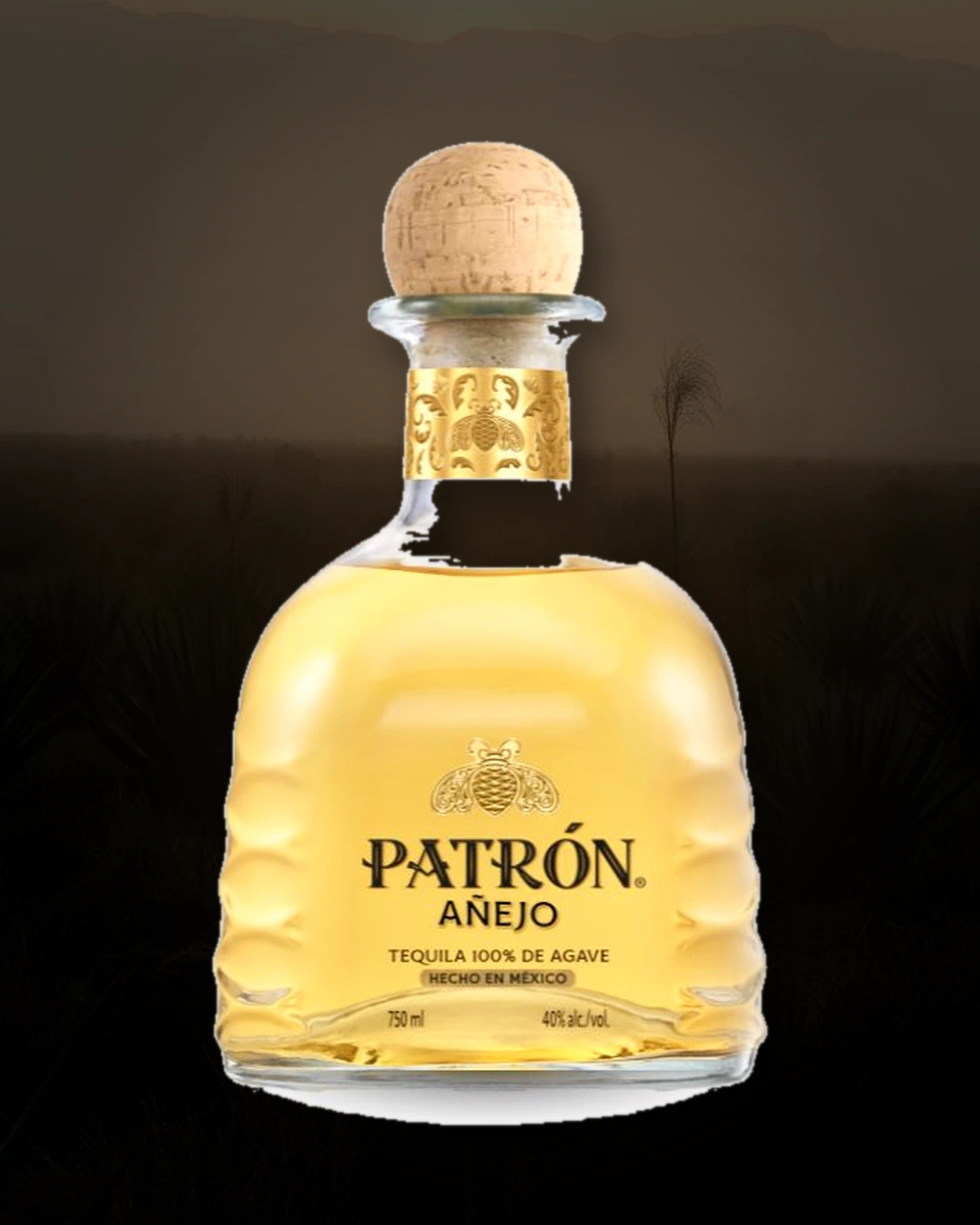 PATRÓN Extra Añejo bottle