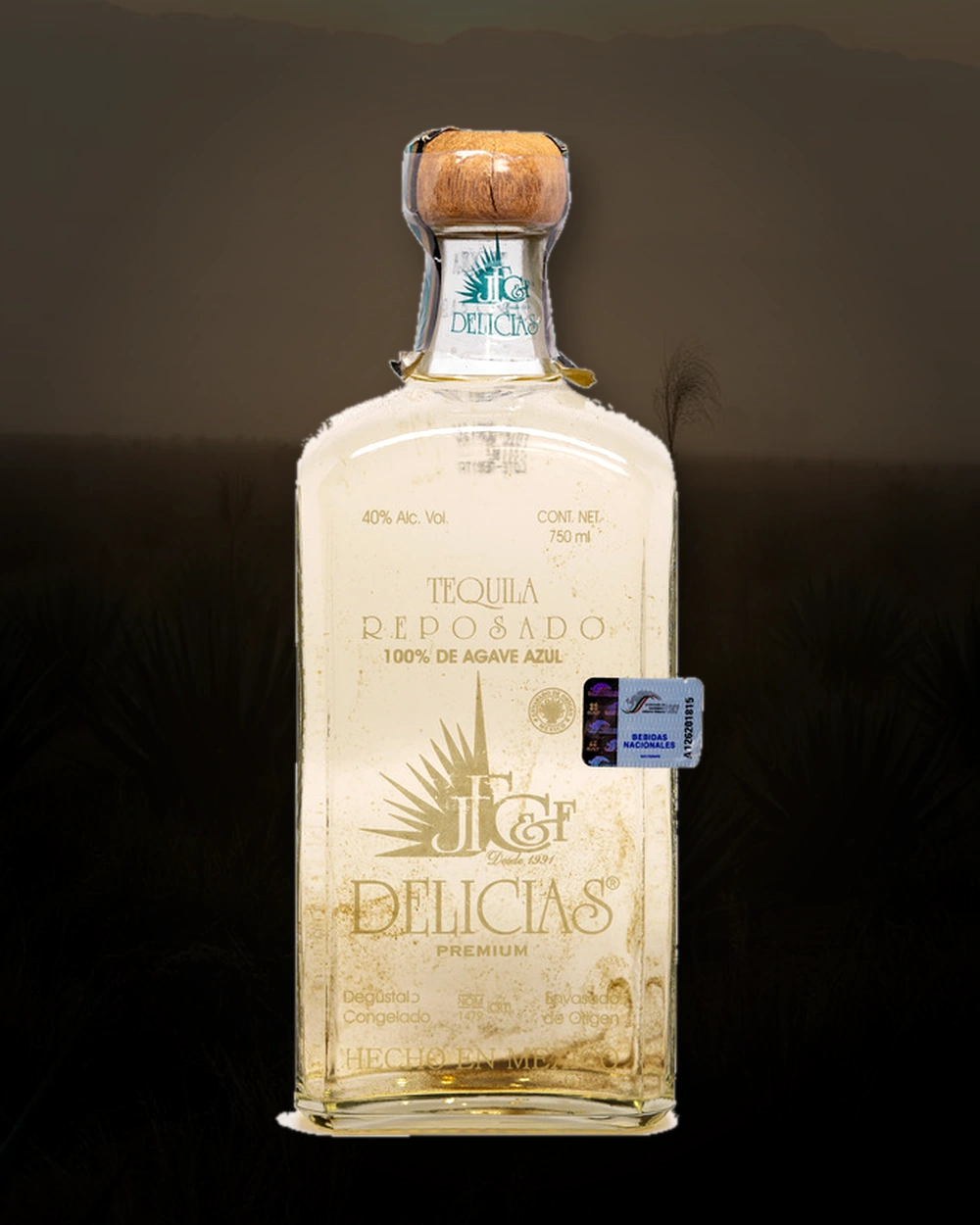 Delicias Tequila Reposado bottle