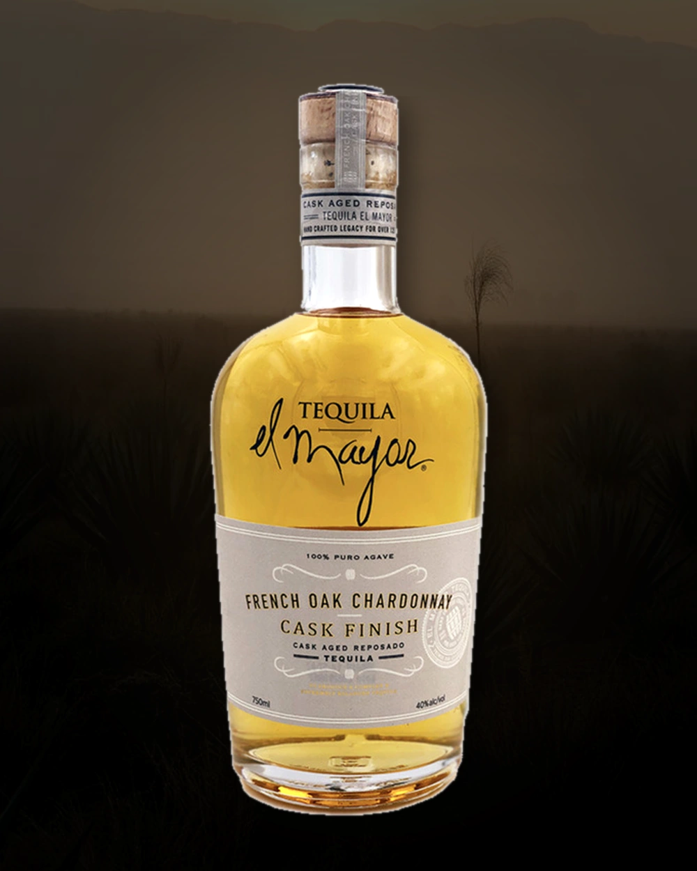 El Mayor French Oak Chardonnay Cask Reposado bottle
