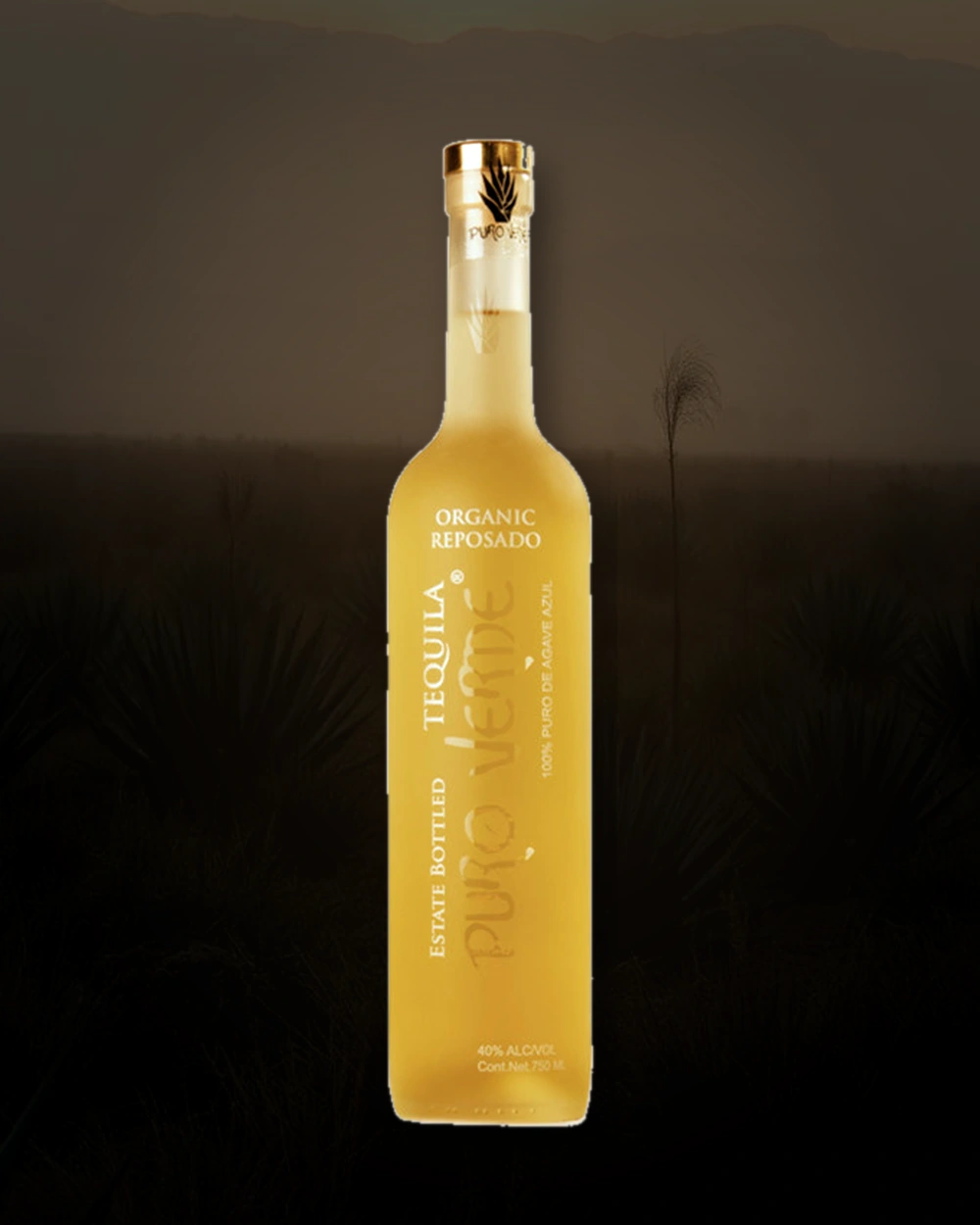 Puro Verde Organic Reposado bottle