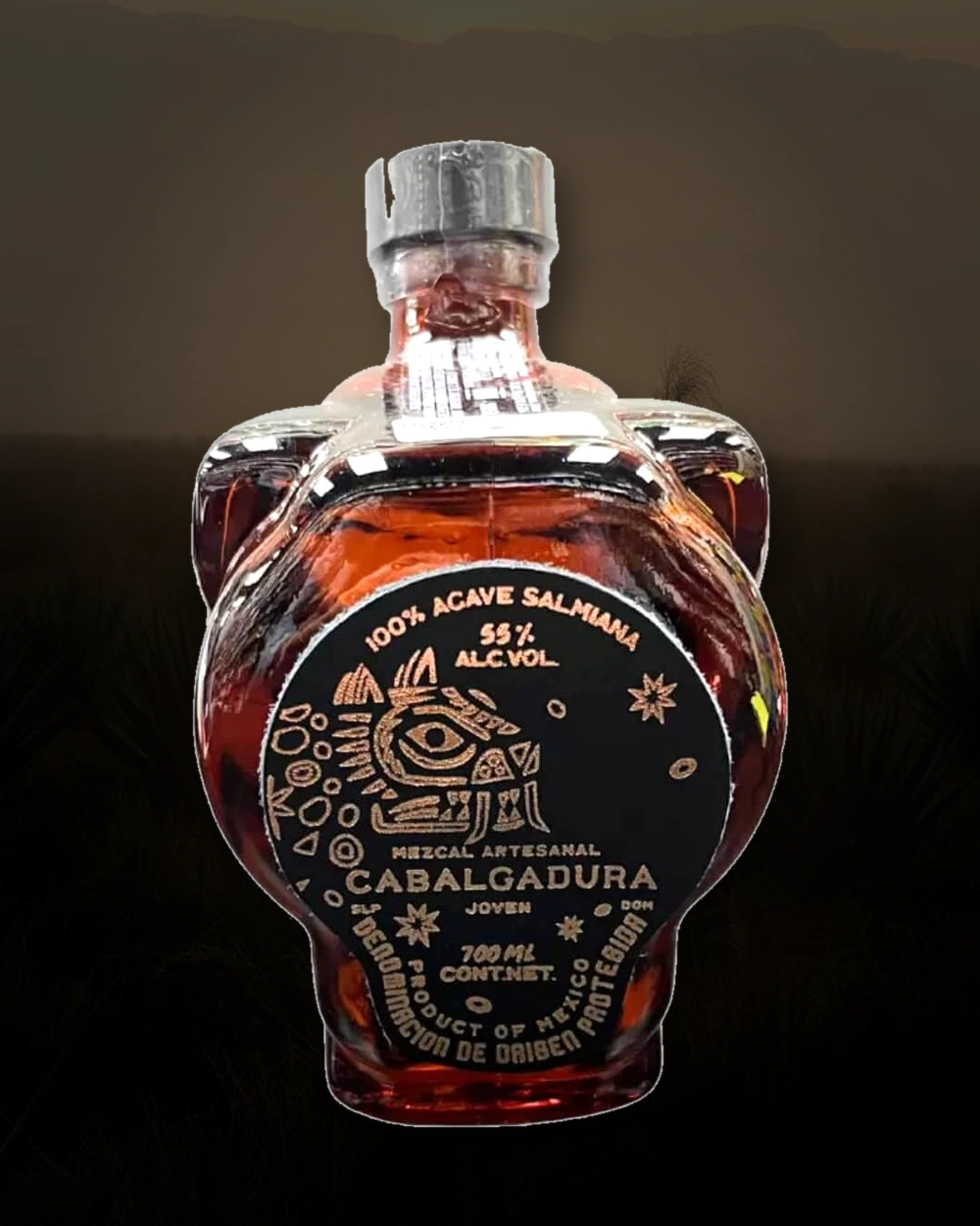 Cabalgadura Salmiana bottle