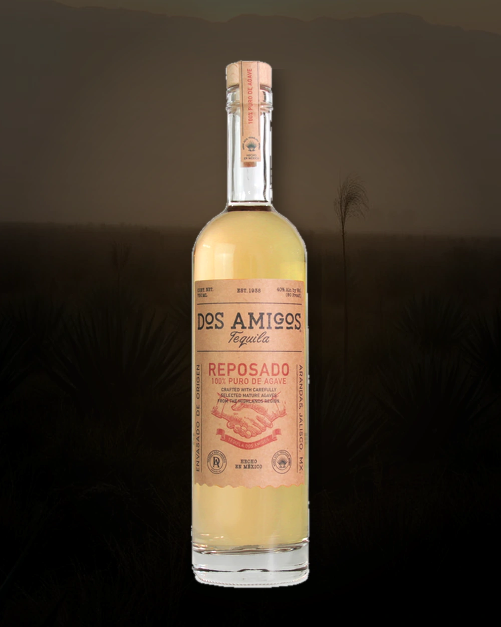 Dos Amigos Tequila Reposado bottle