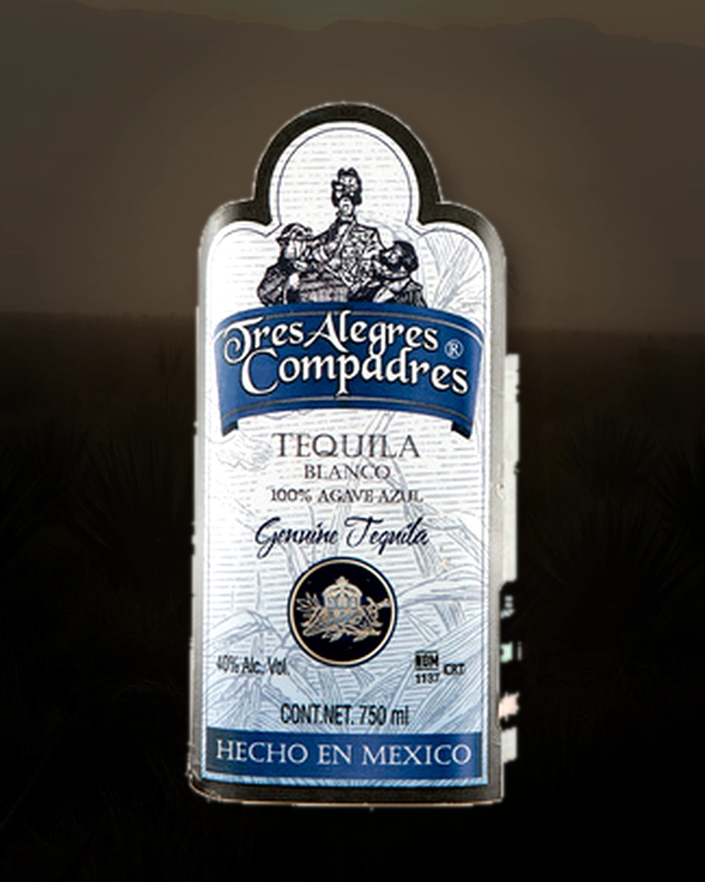 Tres Alegres Compadres Blanco bottle