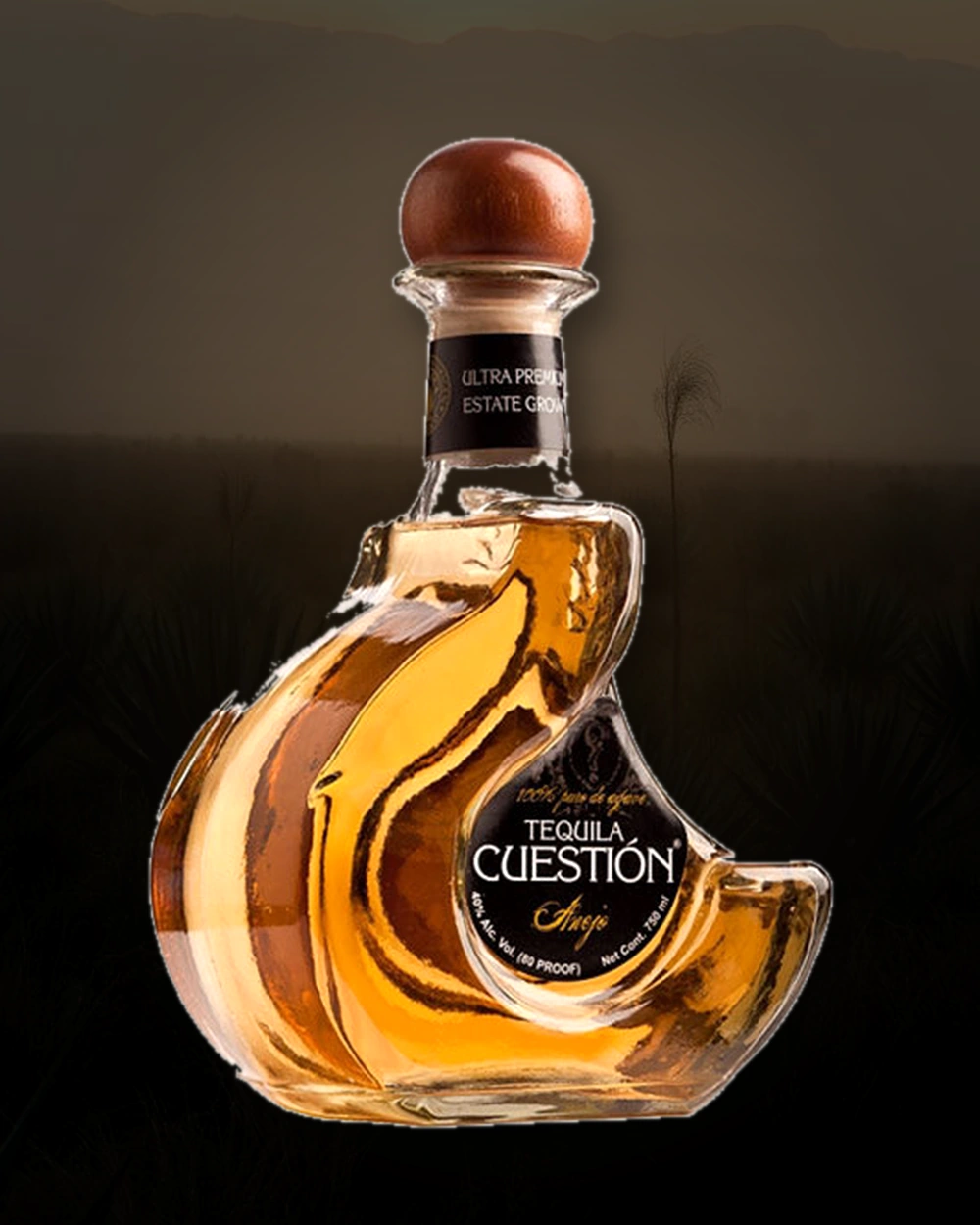 Cuestion Tequila Añejo bottle
