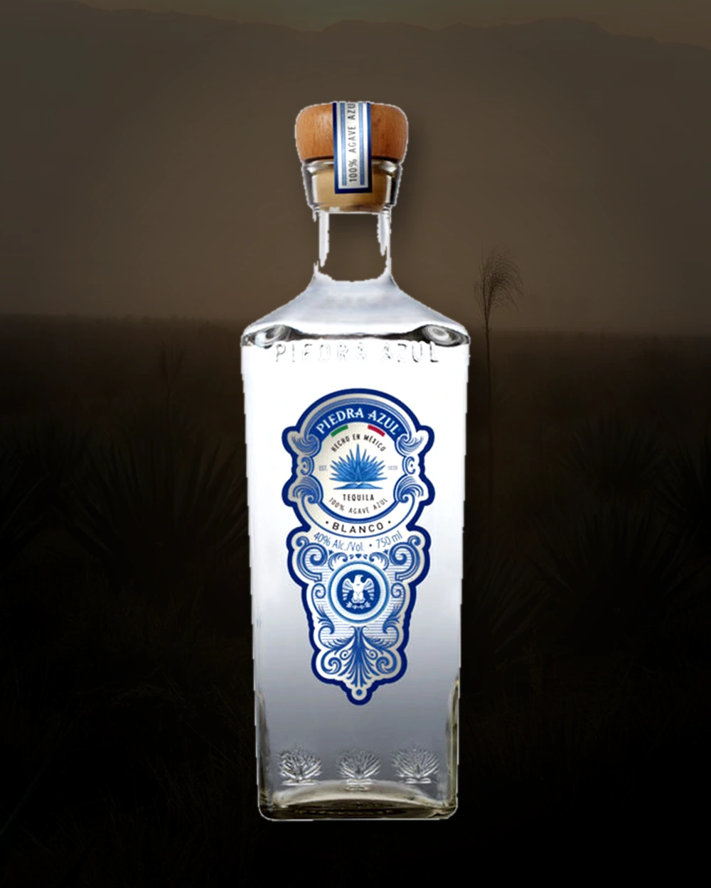 Piedra Azul Tequila Blanco bottle