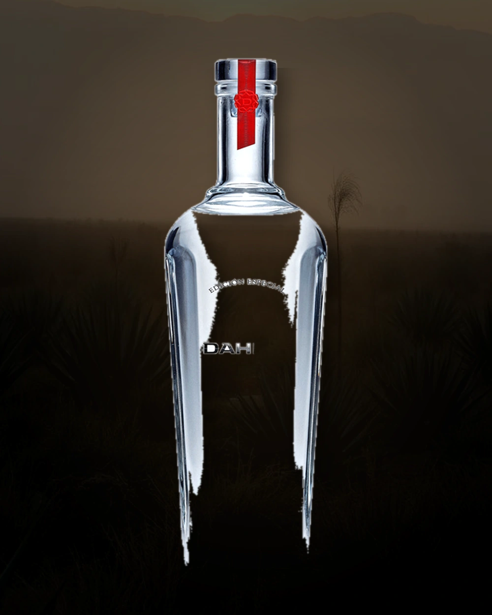 Tequila Dahlia Cristalino bottle