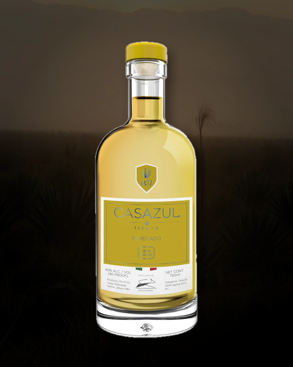 Casazul Tequila Reposado bottle